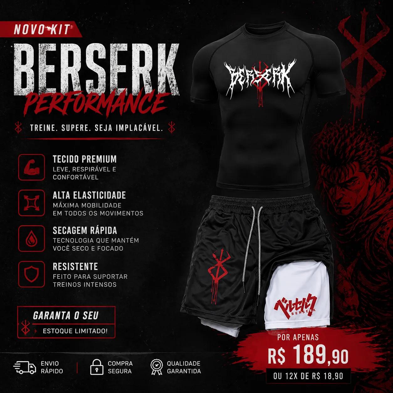 Berserk Performance — Novo Kit