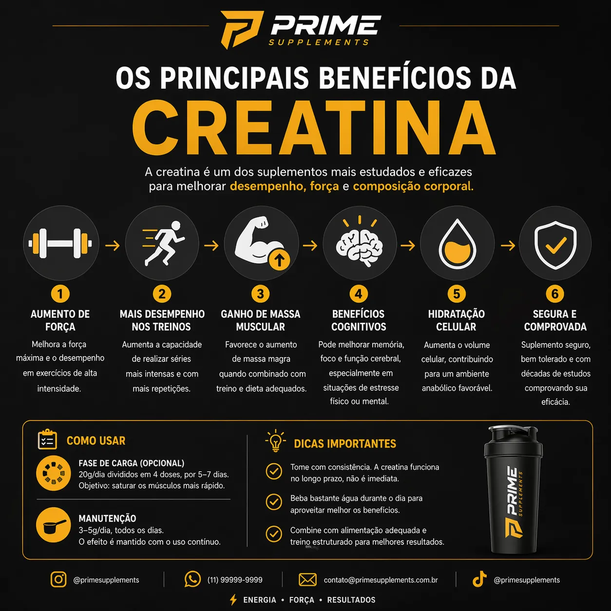 Comunicação de Produto — Creatina